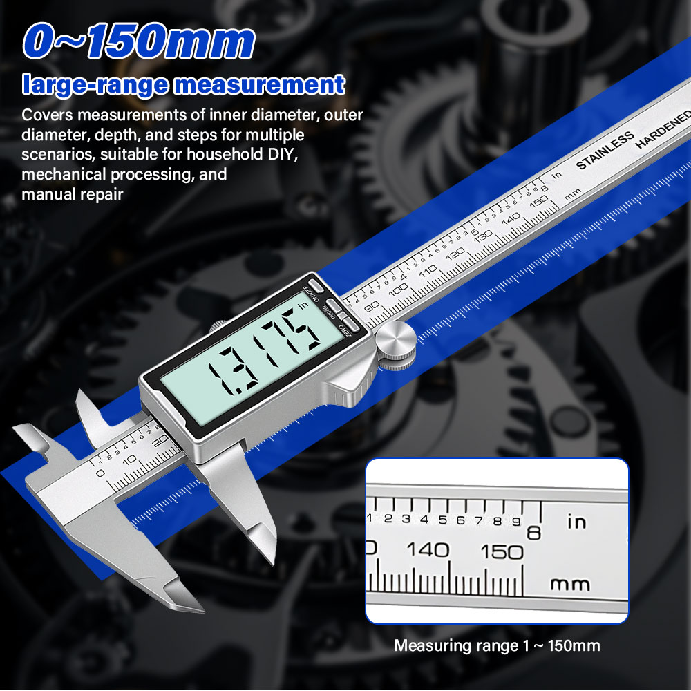 Digital Caliper 150Mm Stainless Steel - 새로운 150mm 6인치 스테인레스 스틸 디지털