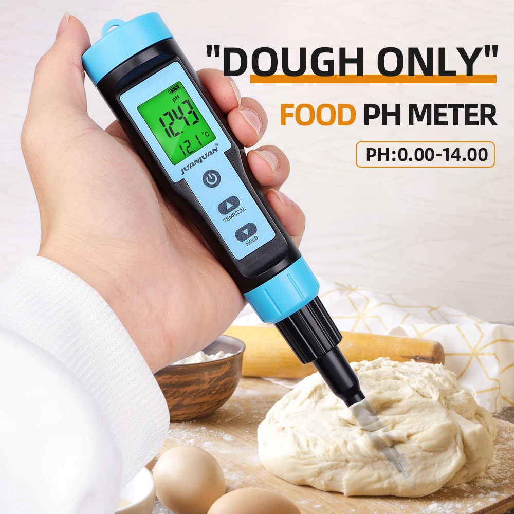 Ph Meter Digital Water Tester - 스테인리스 스틸 프로브가 있는 식품 PH