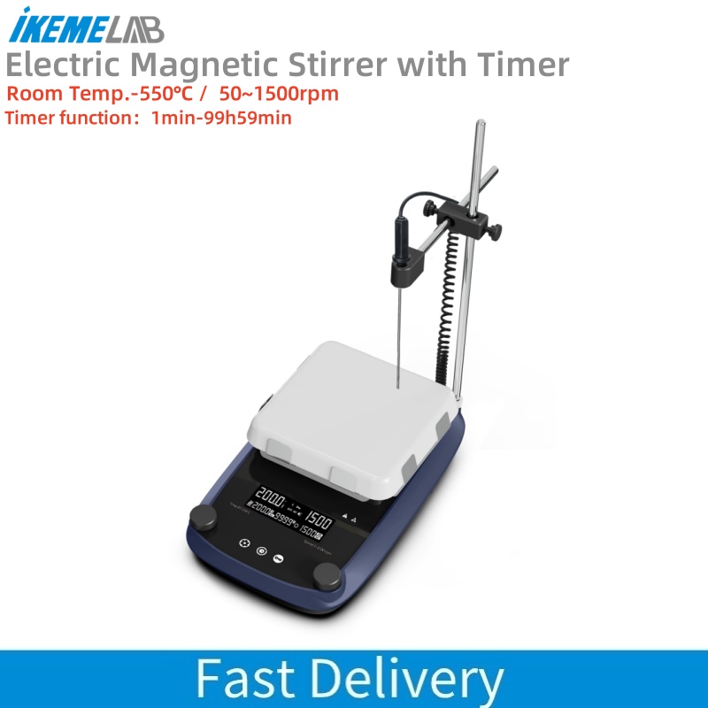 IKEME LCD 디지털 디스플레이 자기 교반기(타이머 - Lab Magnetic Stirrer Hot Plate 리뷰 및 가격