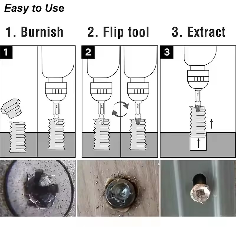 손상된 나사 제거 드릴 비트 세트, 벗겨진 나사/볼트  - Industrial Tools 리뷰 및 가격